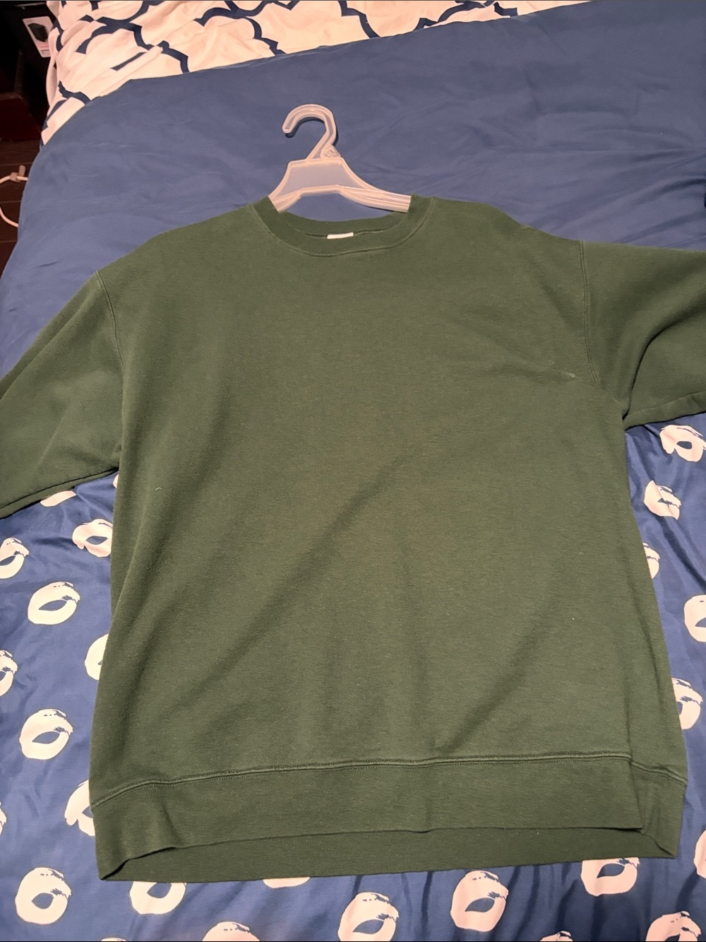Men's Classic Crewneck Sweatshirt in Forest Green
